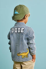 Mud Pie Boys Denim Patch Jacket 4T/5T