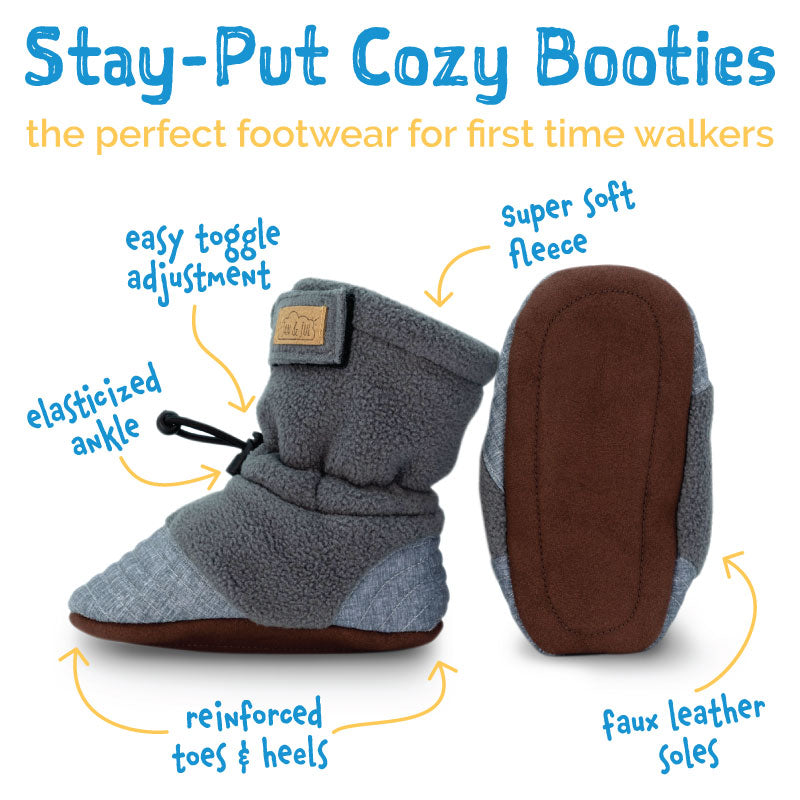 Jan & Jul | Baby Stay-Put Cozy Booties