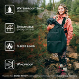 Jan & Jul| Baby Waterproof Carrier Cover | Black