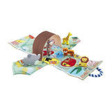 MudPie Kids Shoppe Baby Playsets My Zoo Plush Toys Set 8″ x 8″