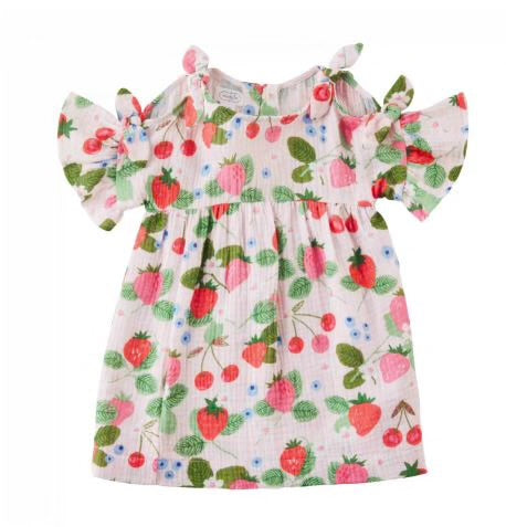 Berry Patch Bow Dress