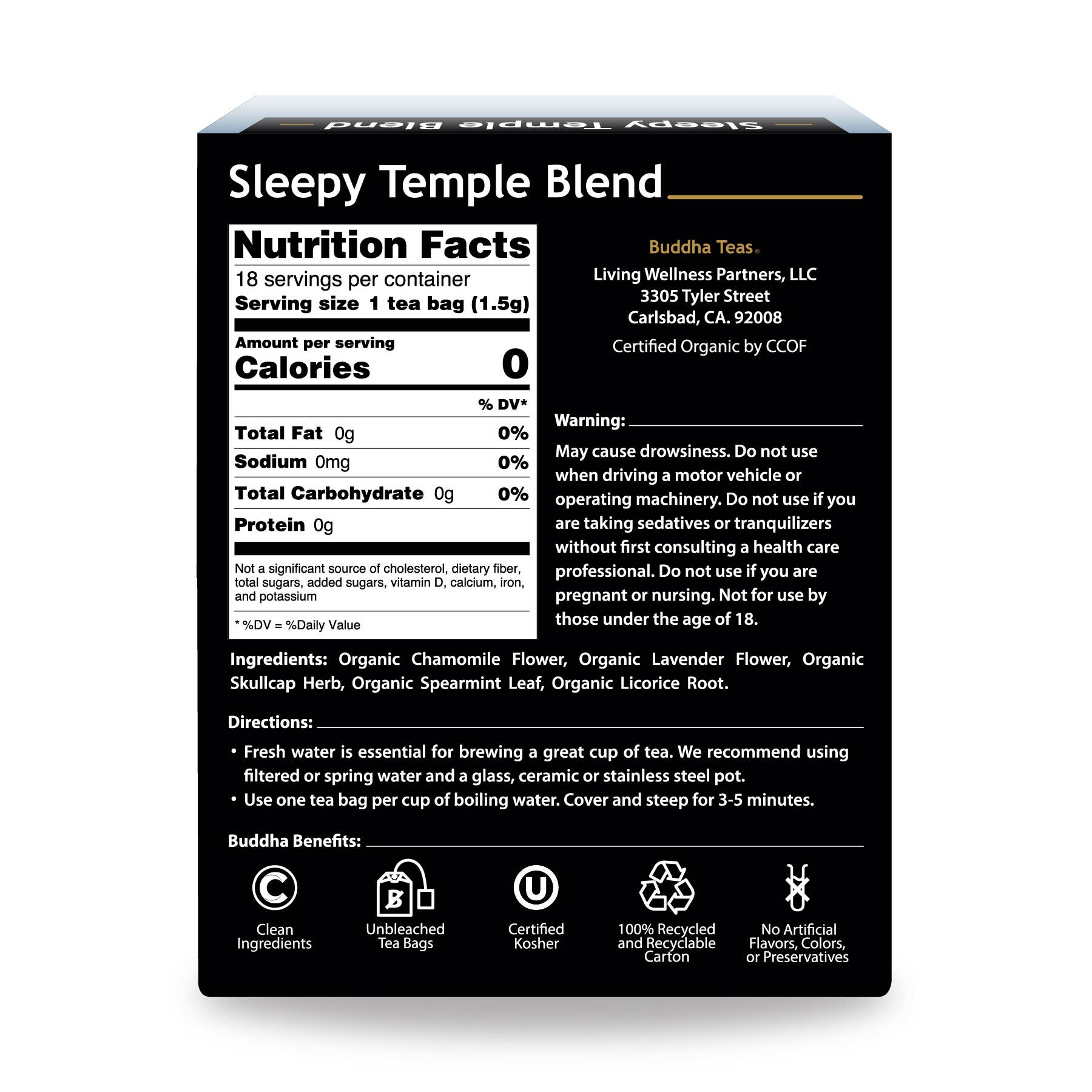 Buddha Teas - Sleepy Temple Blend