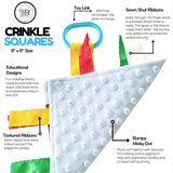 Police Rescue Crinkle Tag Square 8x8 Baby Teach @ Home Toy