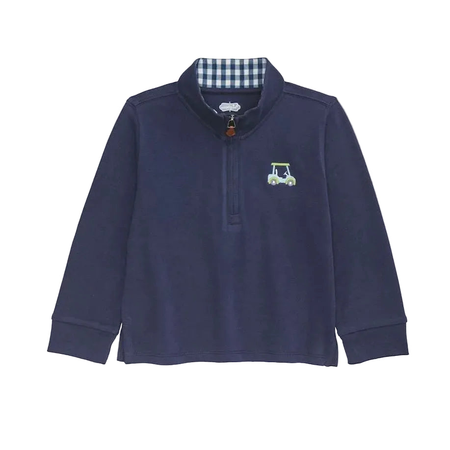 Golf Cart Quarter Zip - Dark Blue