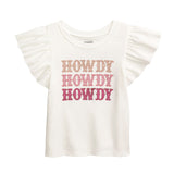 Western Howdy Glitter Tees
