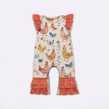 Hen Petals Baby Romper