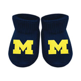 Michigan Wolverines Newborn Bootie Sock