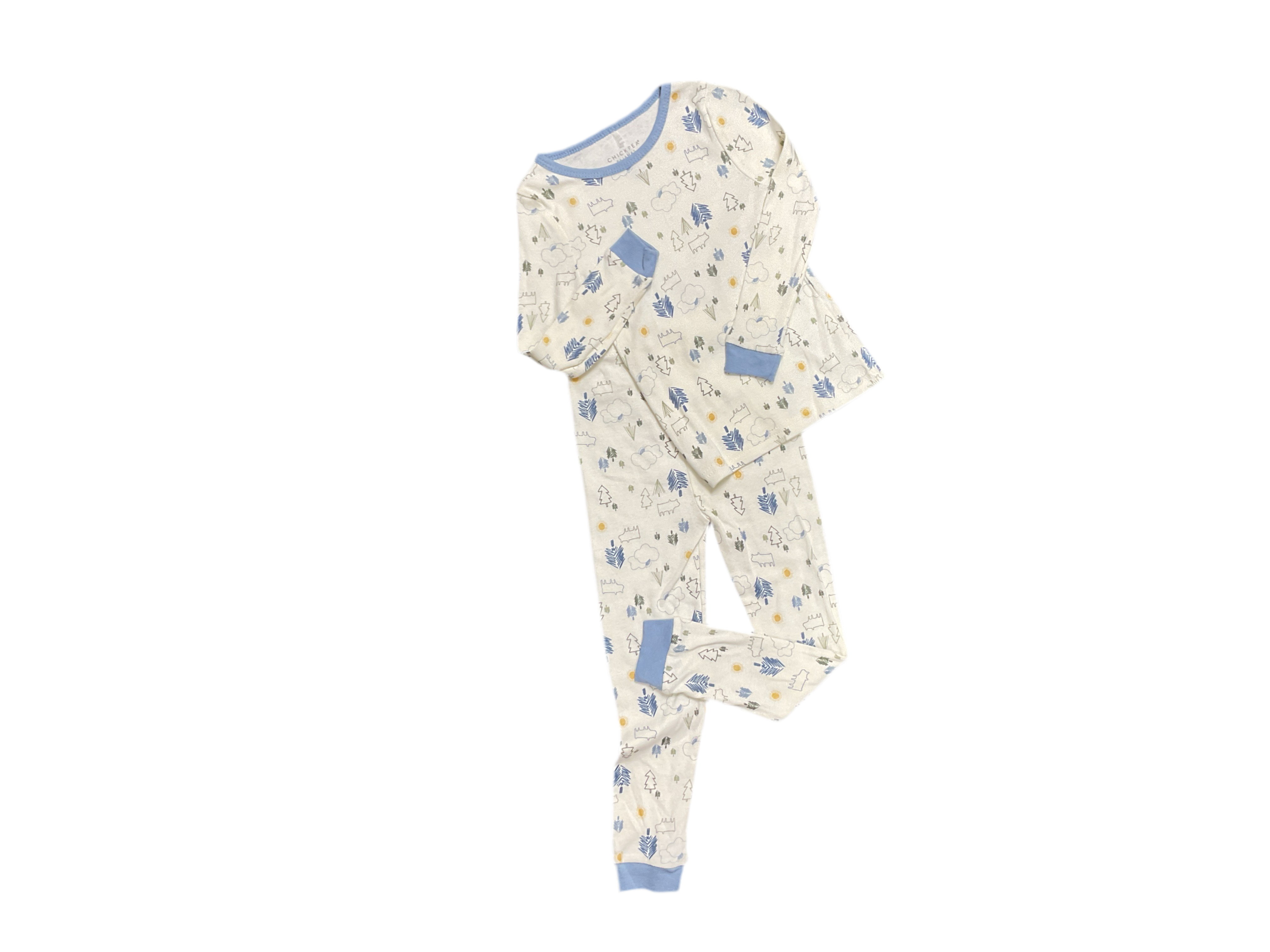 Chickpea- Bear Evergreen Pajama Set