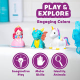 Tub Works® Fantasy™ Mold Free Bath Toys, 6 Pack