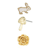 Find Wonderland Alice Earrings Set