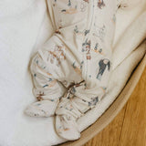 Copper Pearl | Zip-Up Footie Pajama - Montana