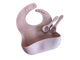 Nani’s | Silicon Bib & Food Wear 3Pc Set - Blush