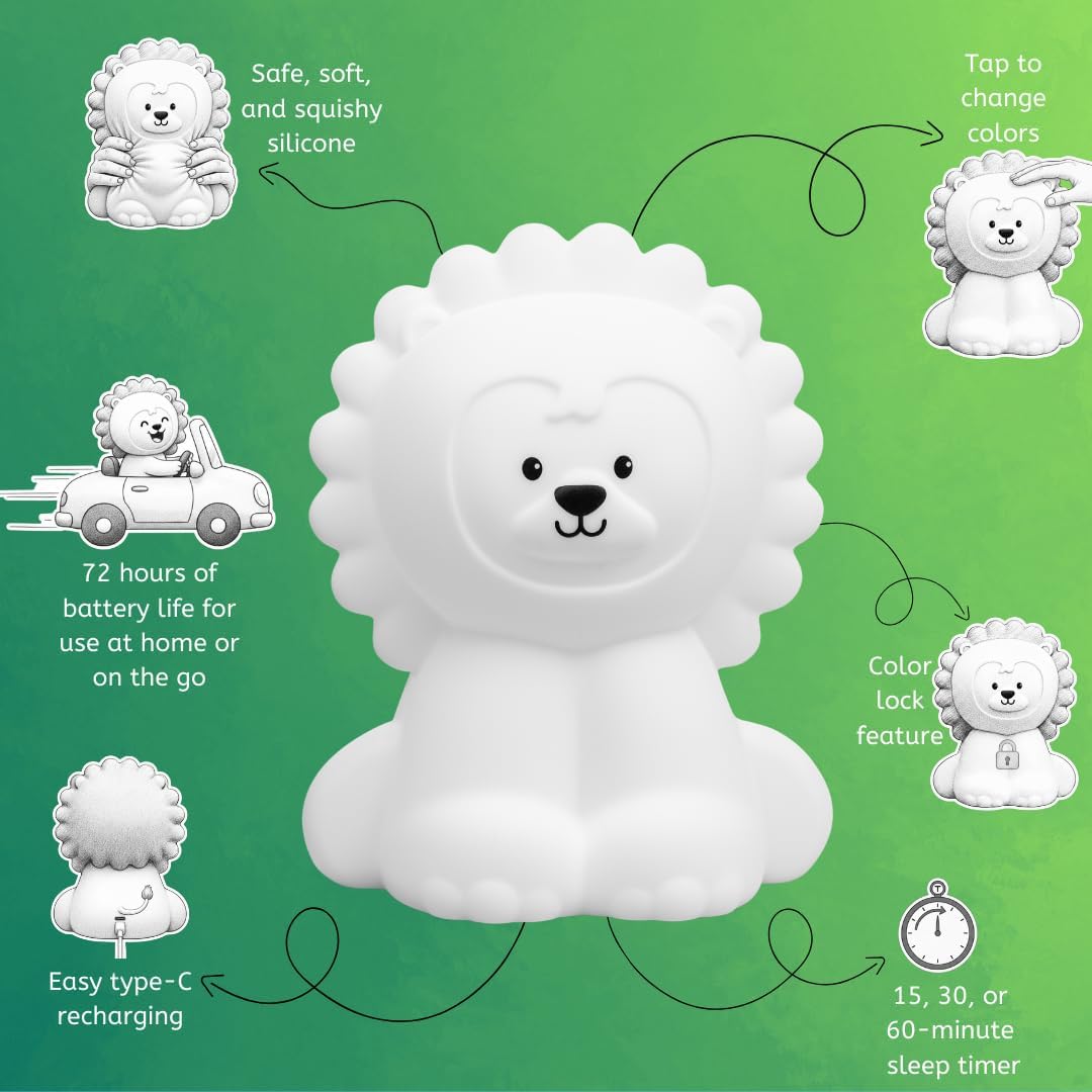 LumiPets LumiLion Nightlight