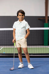 Baby Short Sleeve Polo + Twill Short Set_Golf Day
