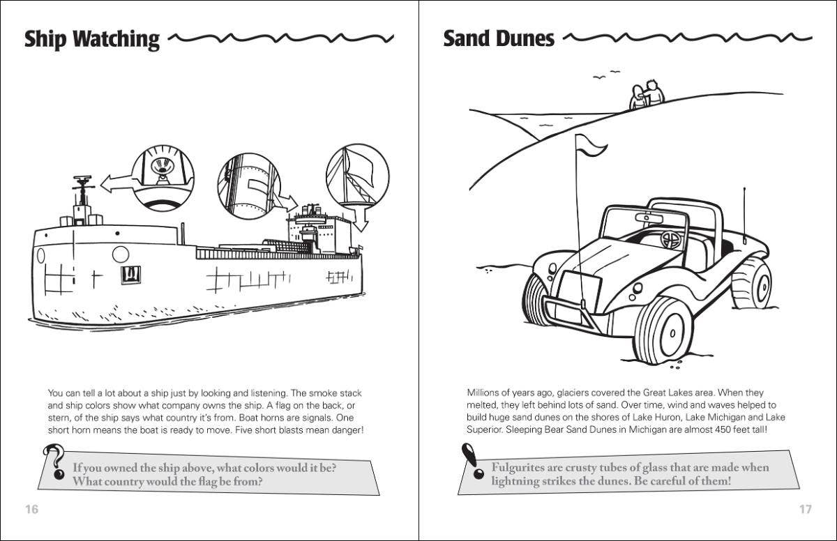 Great Lakes Activity Book