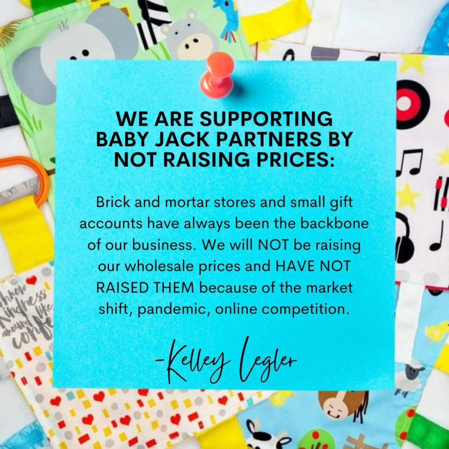 Ocean Fish Crinkle Tag Square 8x8 Baby Teach @ Home Toy