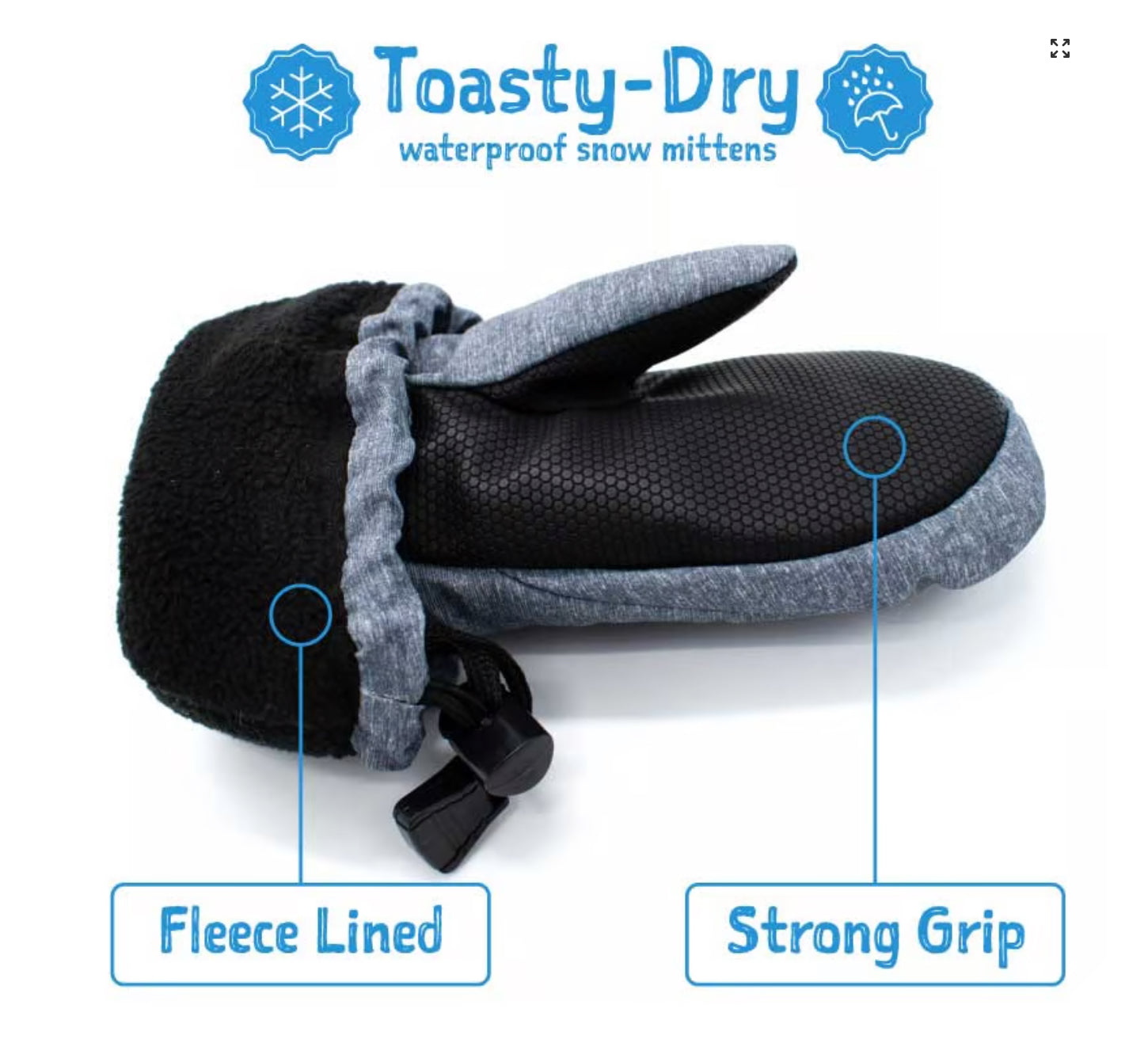 Jan & Jul  | Toasty-Dry Waterproof Mittens