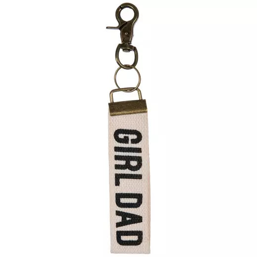 Girl Dad Keychain