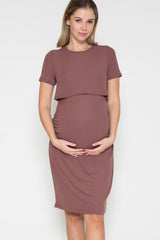 Maternity Ribbed Dress
