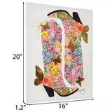 Butterfly Boots Canvas Wall Decor
