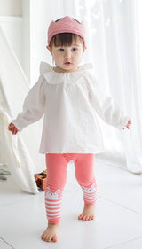 Vaenait Baby - Baby Leggings - Pink Bunny