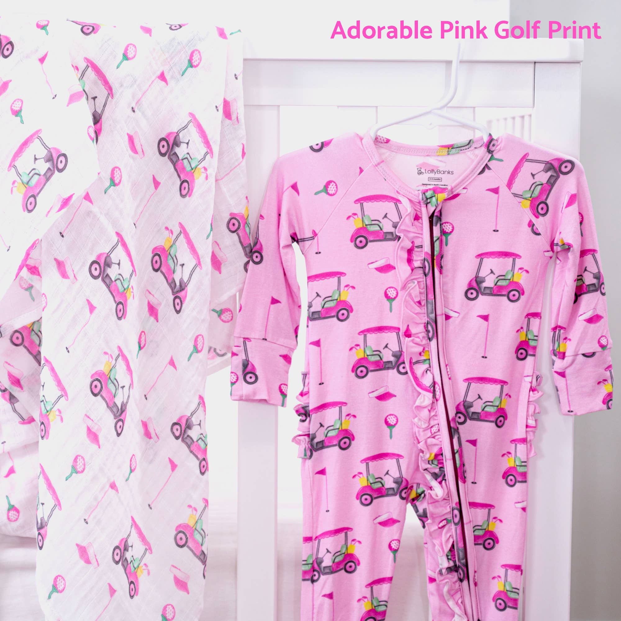 Little Miss Birdie Baby Girl Bamboo Pajamas