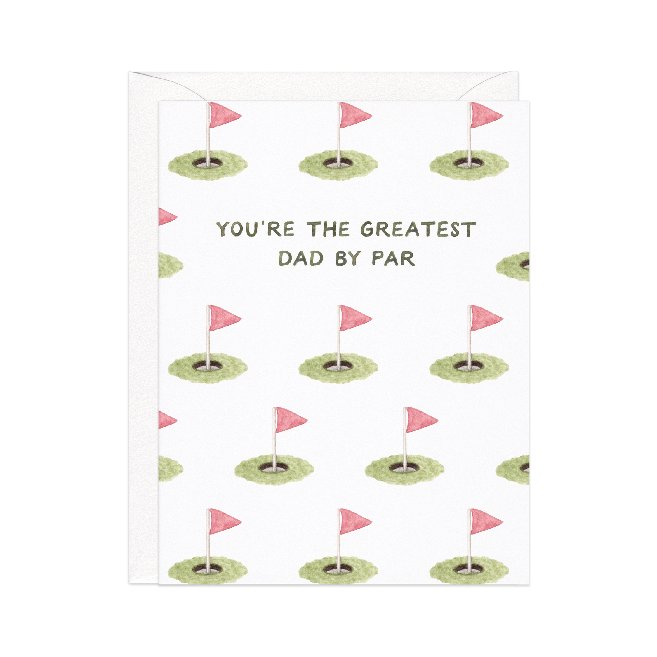 Best Dad By Par — Golf Pun Father's Day Card