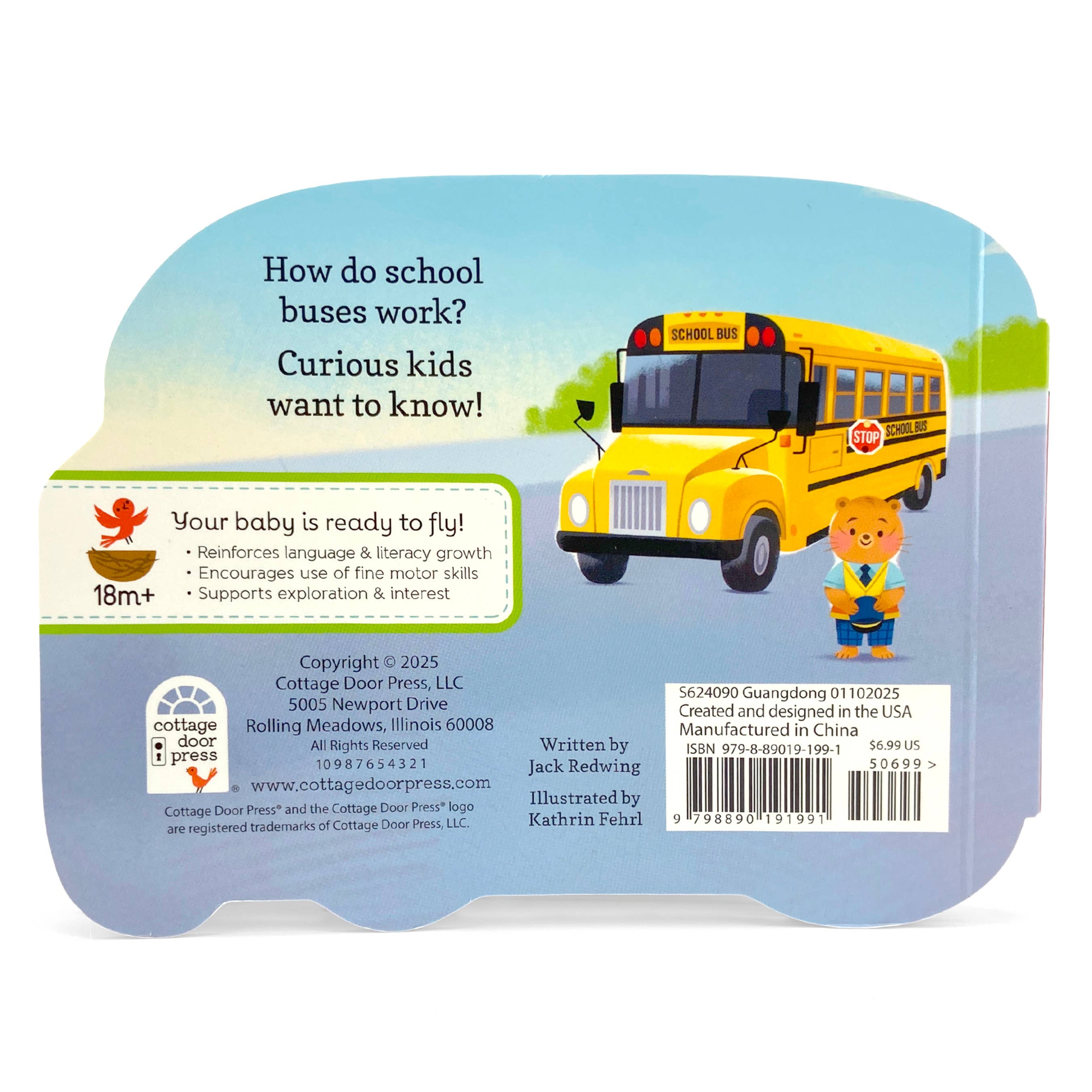How a School Bus Works Vehicle Shaped Board Book