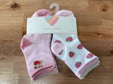 Rainbow Sugar | Girls 8Pk Mid Crew Socks.