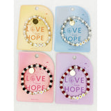 LOVE Two-Tone inspirational Bracelet