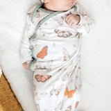 Copper Pearl | Newborn Knotted Gown - Luna