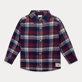 Mini Wardrobe- Toddler Botton Down Plaid Shirt