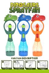 T-rex Dinosaur Water Spray Misting Electric Fan