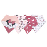 4 Pack Baby Bandana Bibs - Minnie Mouse