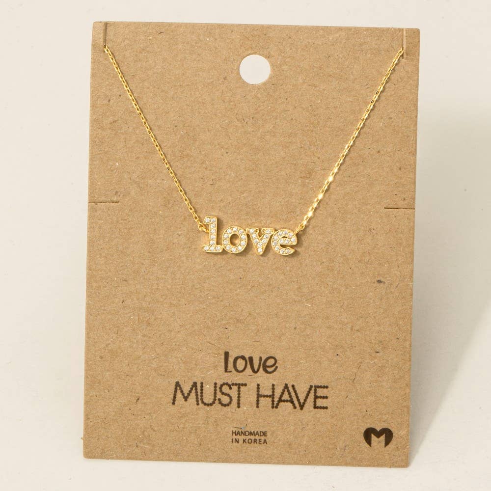 Love Pendant Necklace