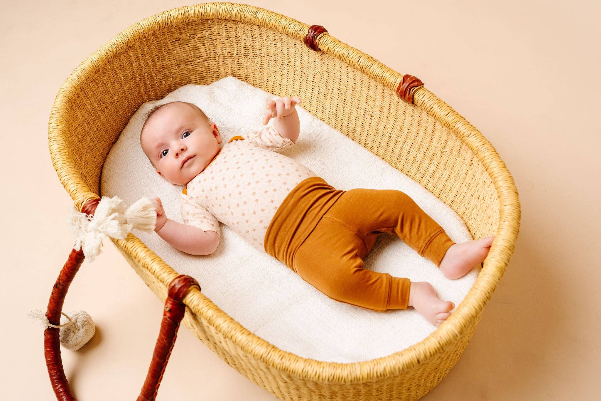 Copper Pearl Baby Pants - Camel