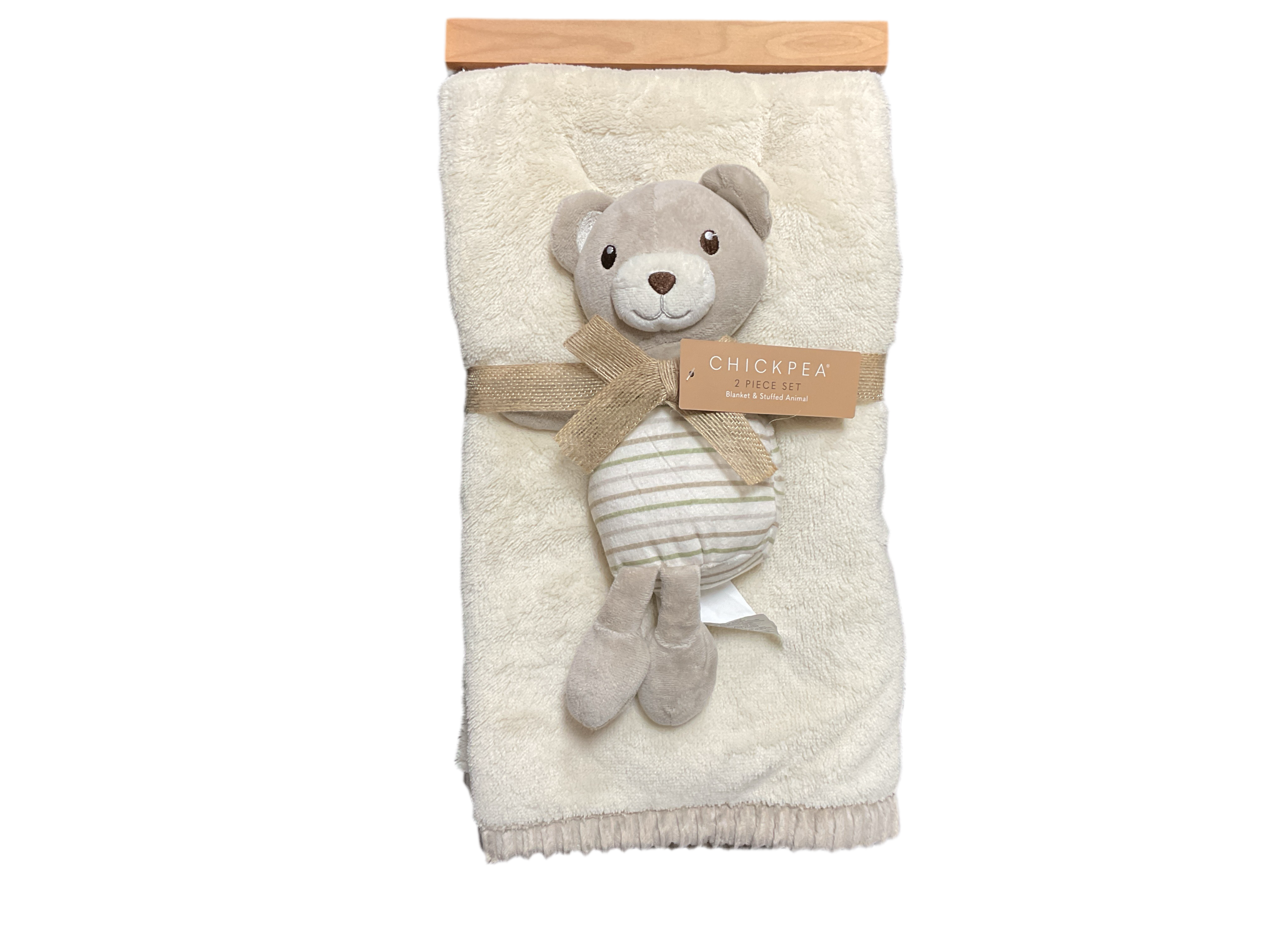 Chickpea- 2Pc Blanket & Stuffed Toy Set