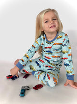 Vintage Cars Bamboo PJ Two Piece Set