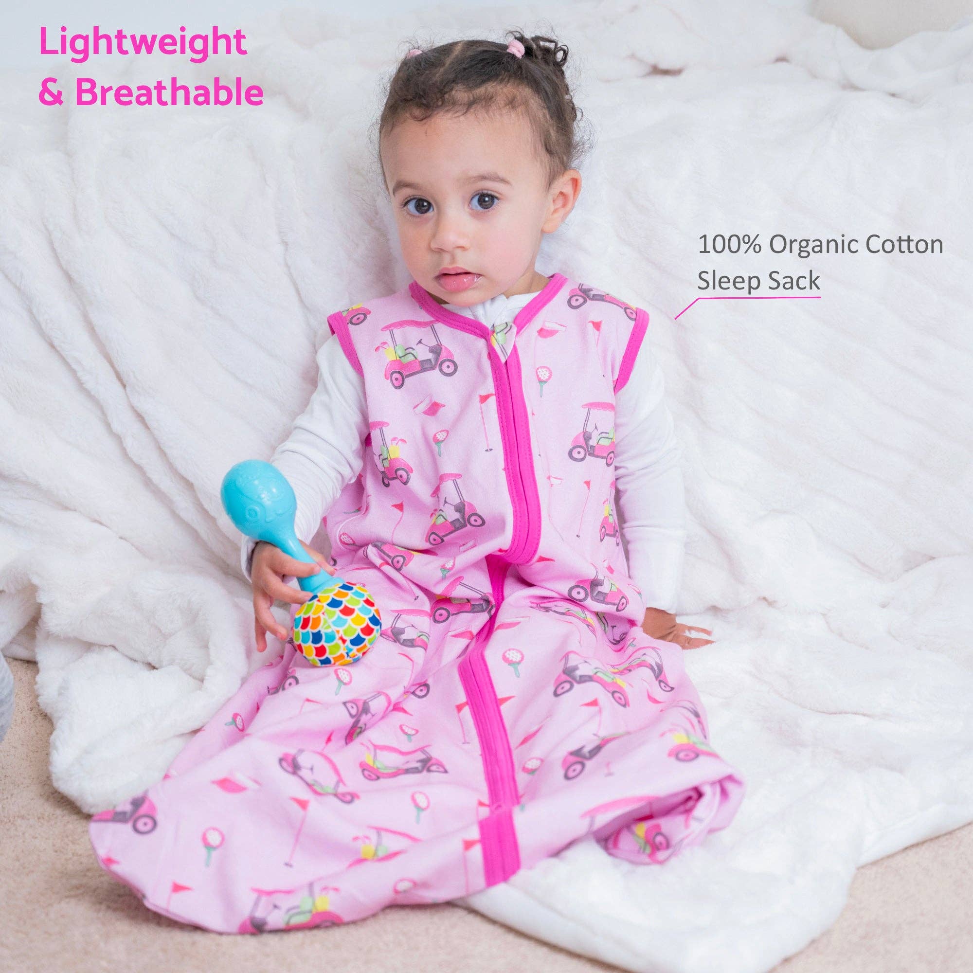 Little Miss Birdie Baby Sleep Sack, 100% Organic Cotton