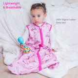 Little Miss Birdie Baby Sleep Sack, 100% Organic Cotton