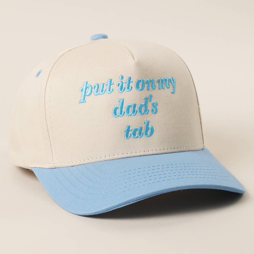 PUT IT ON MY DAD'S TAB Embroidery KIDS Trucker Hat