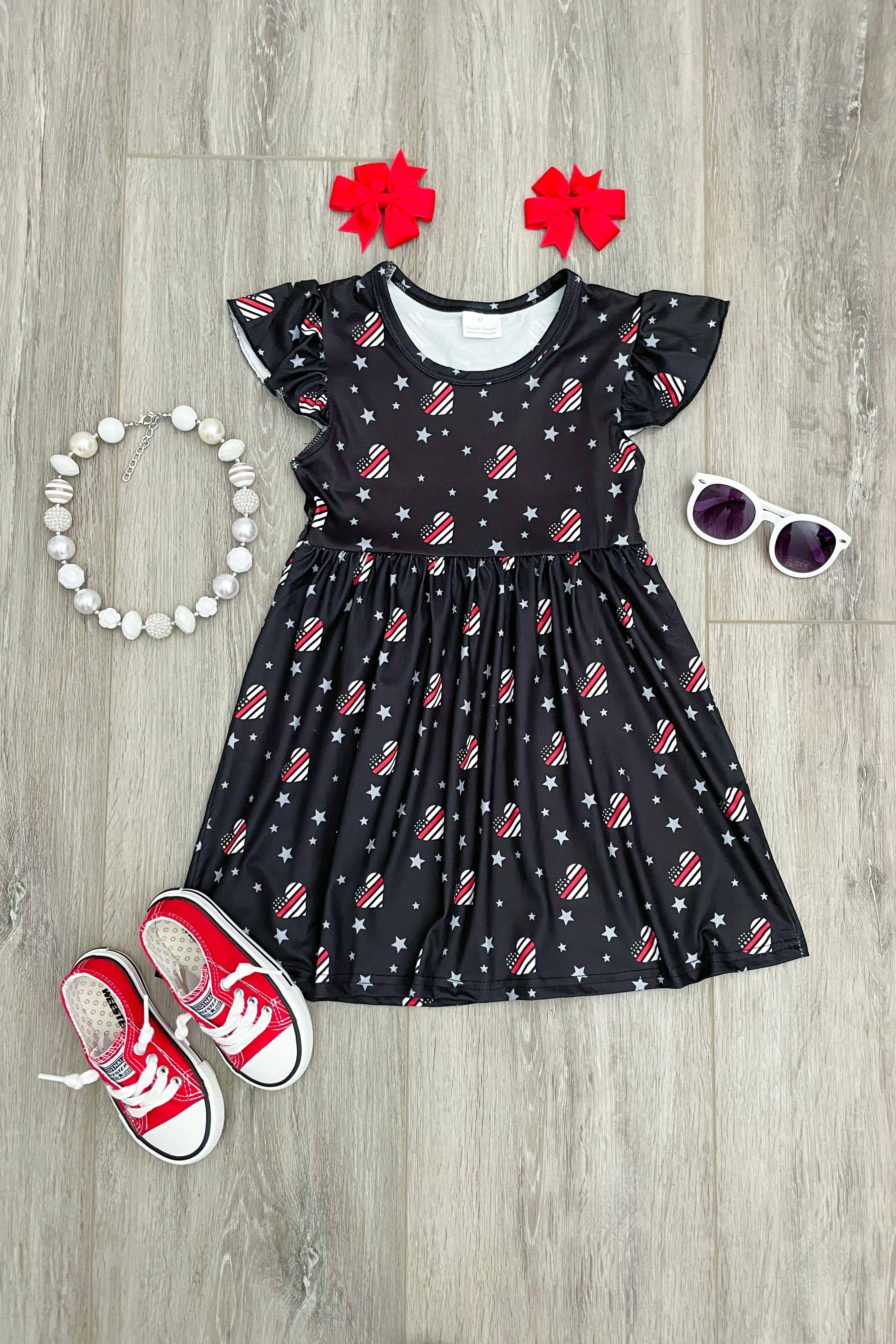 Red Line Heart Boutique Dress