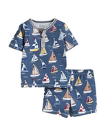 MUD PIE | Sail Boats Pajamas - 4T