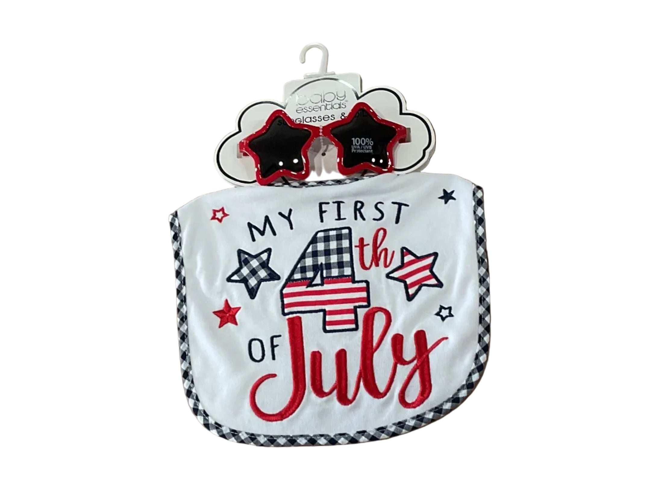 Baby Essentials | Patriotic Bib & Sunglasses Set