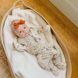 Copper Pearl | Zip-Up Footie Pajama - Montana