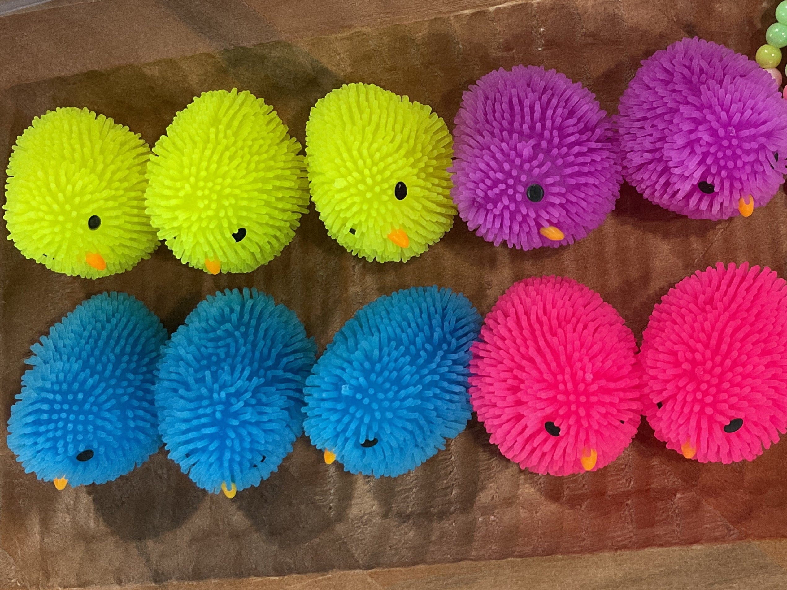 Squishy light up chicks assorted