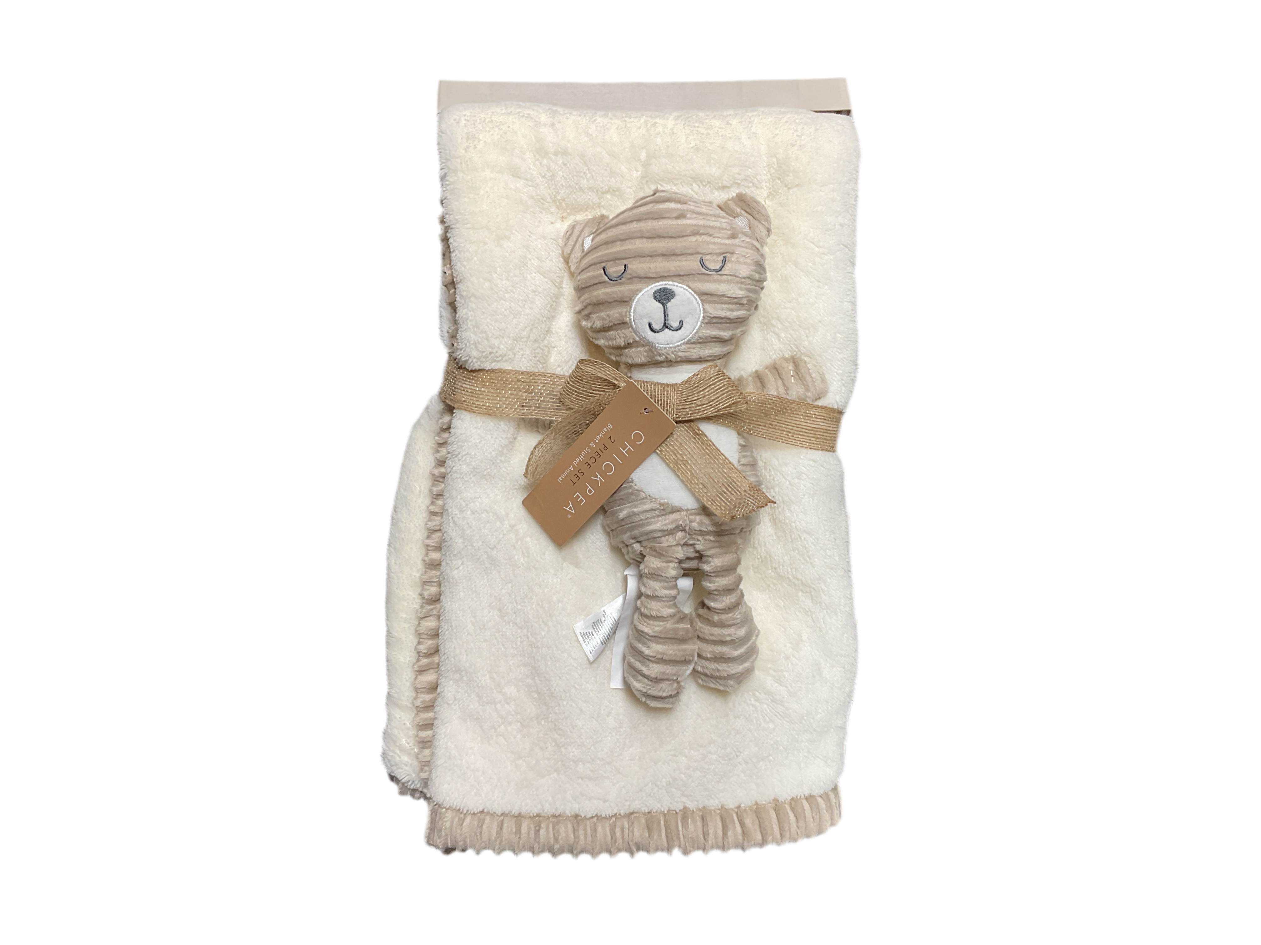 Chickpea- 2Pc Blanket & Stuffed Toy Set