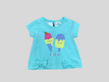 MINIBAMBA | ice cream “besties” 2Pc short and tee shirt set