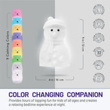 Lumipets® Junior Snowman- Children'S Nursery Touch Night Light