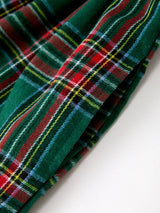 Christmas Green Plaid Dress